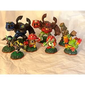 Skylanders Giant -Life Element - Lot of 8- Activation 2012